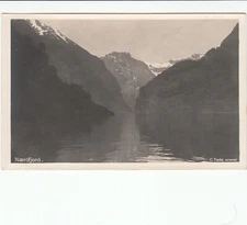 E-139 Norway Naerofjord Real Photo RPPC