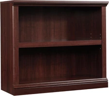 Miscellaneous Storage 2-Shelf Bookcase/ Book Shelf, Select Cherry Finish