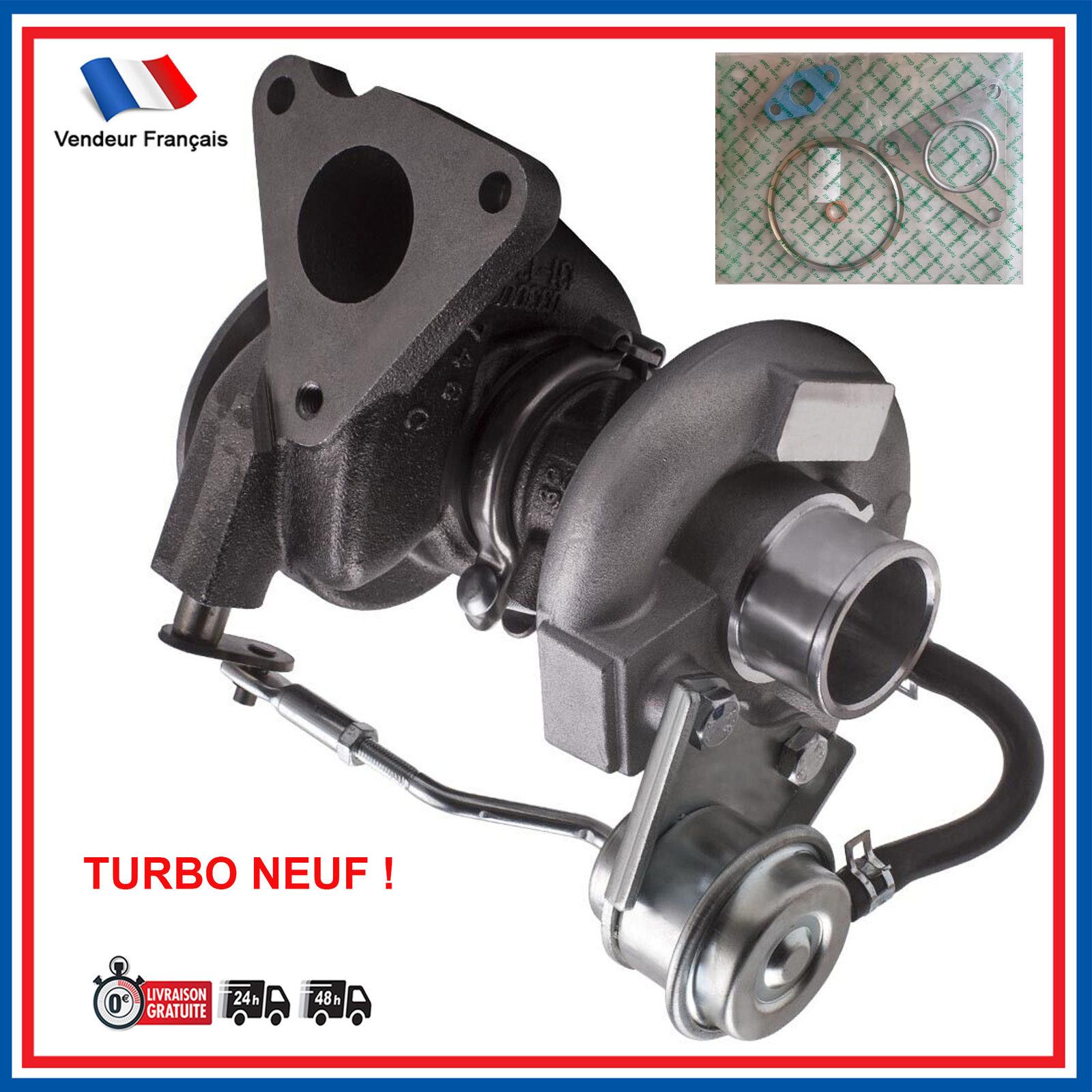 Turbocompresseur Peugeot Boxer 2.2 HDi 120 résout les pertes de puissance et fumées