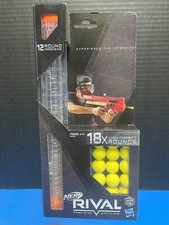 NEW NERF Rival 12 Round Magazine with 18 High Impact Rounds and 2 belt clips