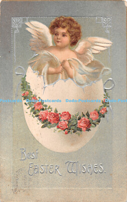 R363112 Beste Osterwünsche Serie Nr. 881 1908 Grußkarte Internationale Kunst Pu