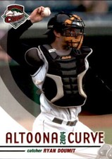 2004 Altoona Curve Grandstand 11 Ryan Doumit Moses Lake Washington Baseball Card
