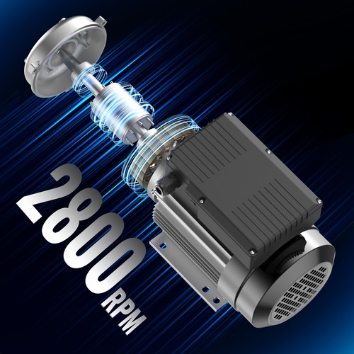 VEVOR Motore Elettrico 2,2KW 2800 Giri/min 220~240V 13,8A Monofase Chiave 24mm - Foto 8 di 12