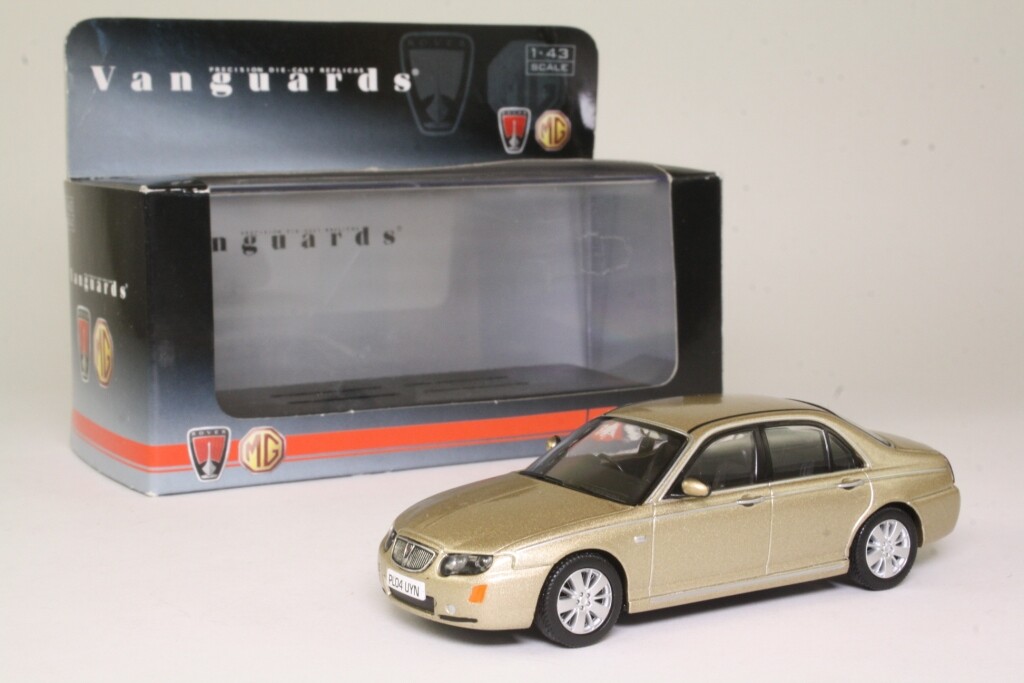 Vanguards VA09203 Rover 75 White Gold 2004 miniature Corgi 1/43 en métal de collection RHD
