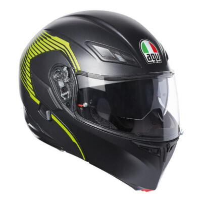 AGV Compact ST Helmet Vermont Black Fluro Yellow adults