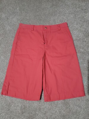 Vineyard Vines Shorts Womens Size 18 Salmon Pink Bermuda Flat Front Casual