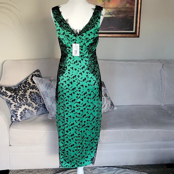 Tanya Taylor Irina Silk Slip Dress size 6 MSRP 595 eBay