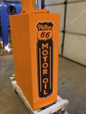 24" X 6" Phillips 66 Gas Oil Vinyl Decal Lubester Sides Oil Pump Can Lubster