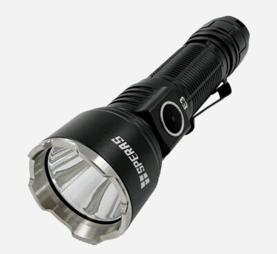 Speras E3 Flashlight LED Taschenlampe Flashlight Akku 1300 Lumen Outdoor 