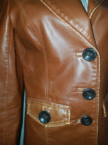 Faux Leather Jacket Tryst by Matthew H 