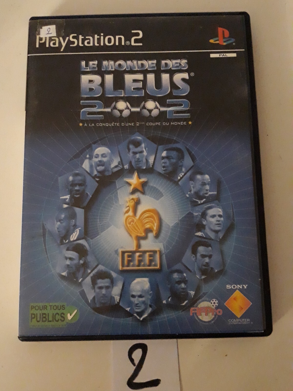 Le Monde des Bleus 2002 - complet sur Playstation 2 PS2 - FR