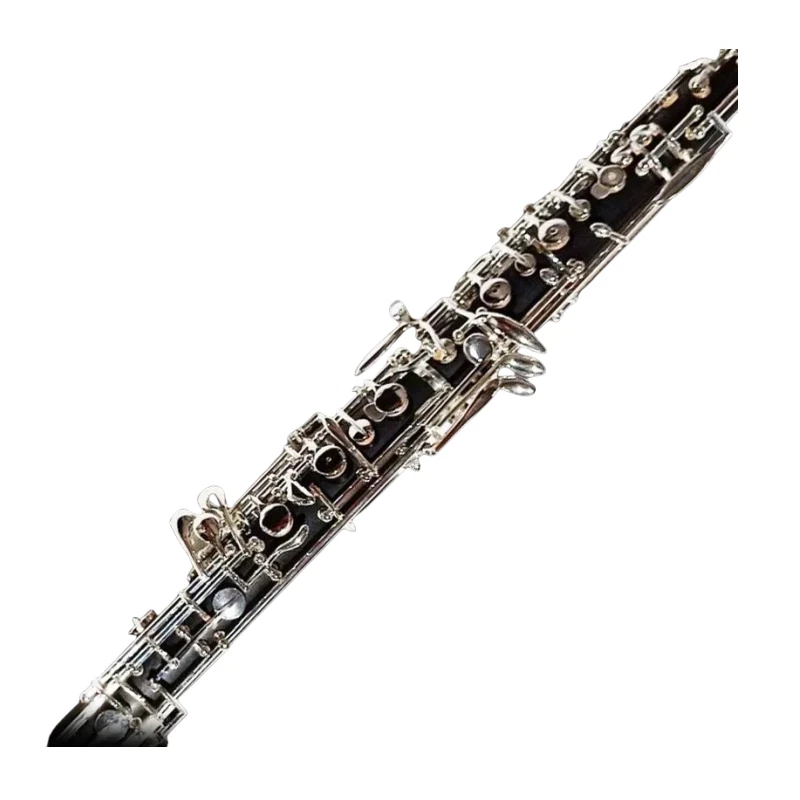 Instrumento profesional de teclas niqueladas estilo semiautomático oboe llave C - Imagen 4 de 4