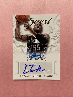 Etwaun Moore 2012-23 Panini Crusade Quest Auto Autograph