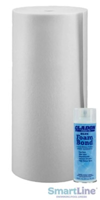 AG60 Above Ground 60 Ft Wall Foam For 15' Round Liner Swimming Pools w/ Adhesive