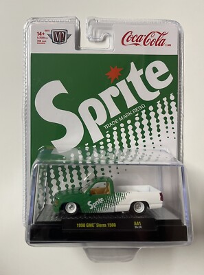 2024 M2 Machines Sprite 1990 GMC Sierra 1500 Coca Cola A41 24-14