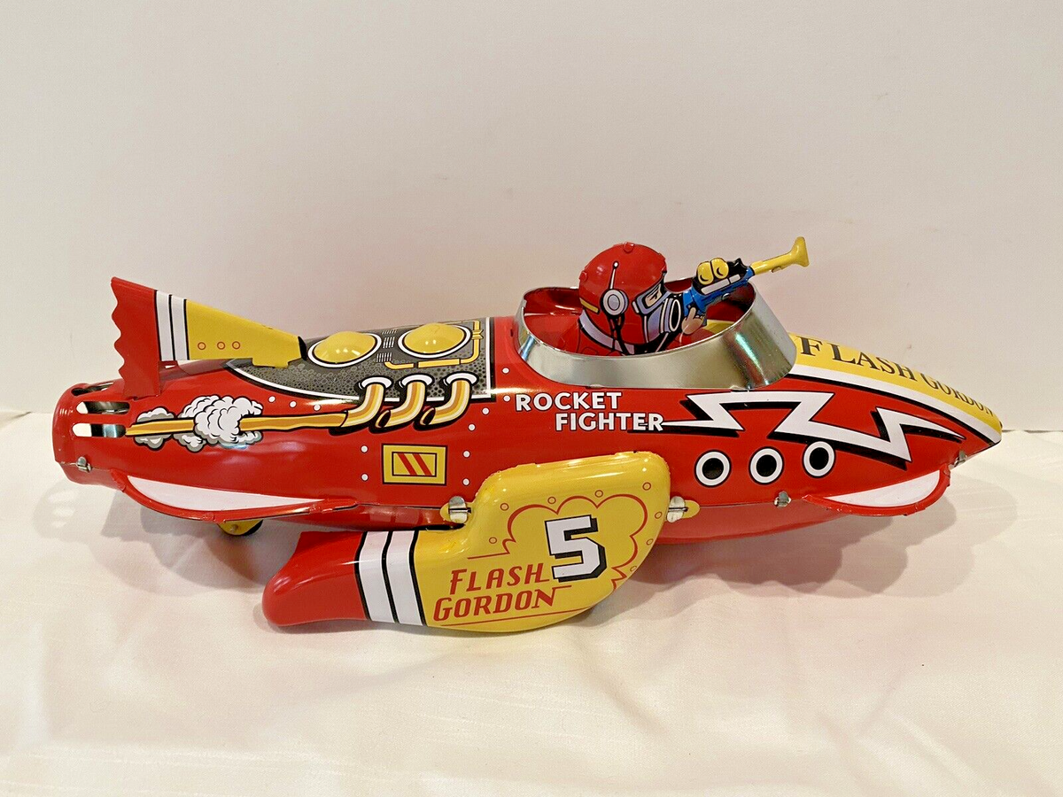 Flash Gordon Sparkling Rocket Fighter Ship 2004 Schylling Friction