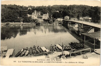 Old postcard La Varenne Le Chateau de l'Etape FRANCE (1339625)