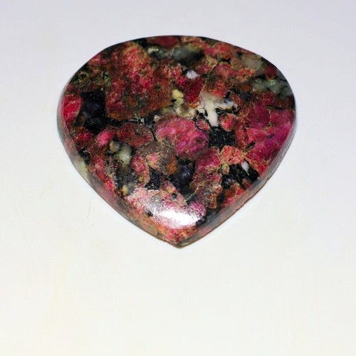 LOWEST PRICE NATURAL RUSSIAN PINK RED EUDIALYTE PEAR CABOCHON GEMSTONE AV- - Picture 10 of 21