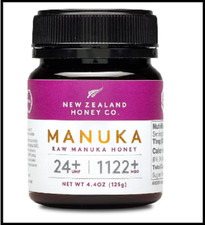Zealand Honey Co. Raw Manuka Honey UMF 24  MGO 1122 / 4.4oz  125g