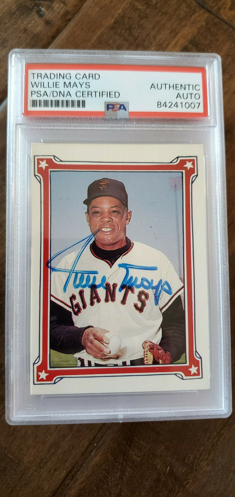 1984 RENATA GALASSO THE WILLIE MAYS STORY SET WITH CARD # 1 SIGNED PSA DNA 