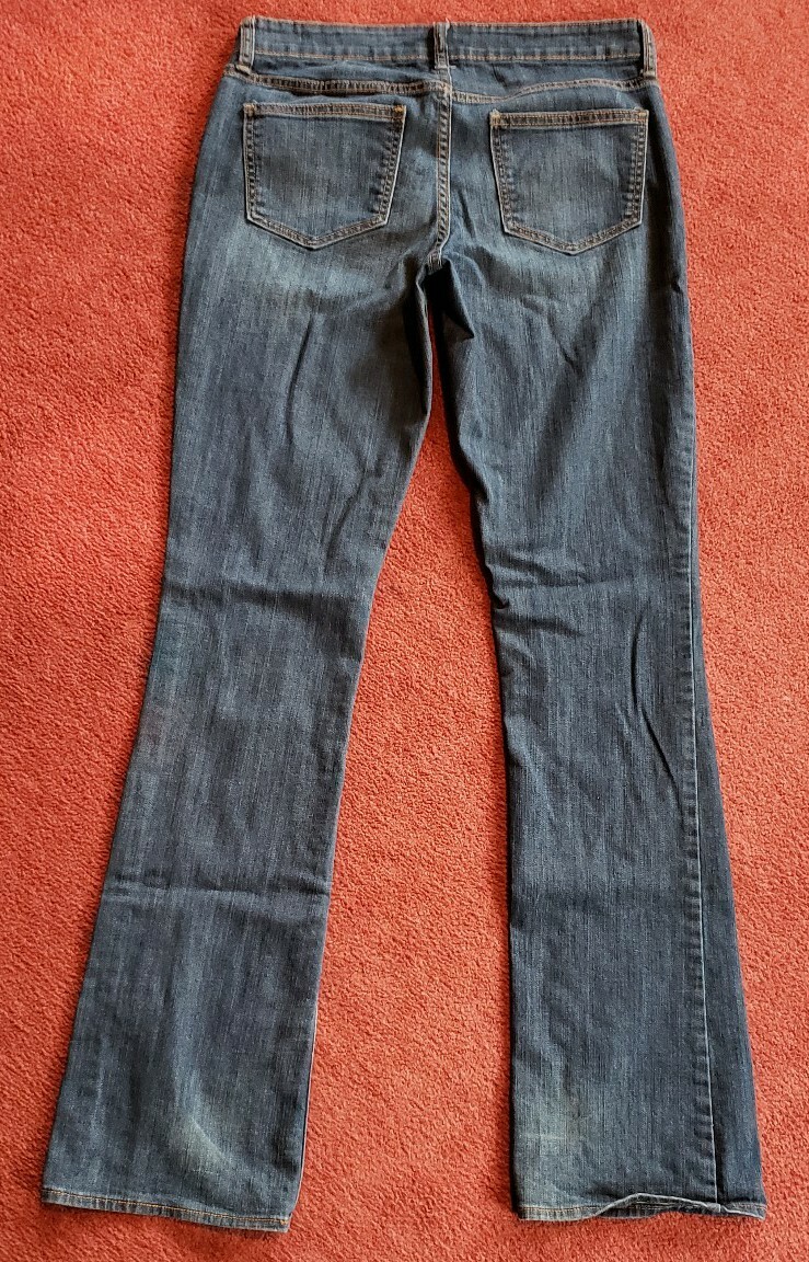 size 6 jeans in inches
