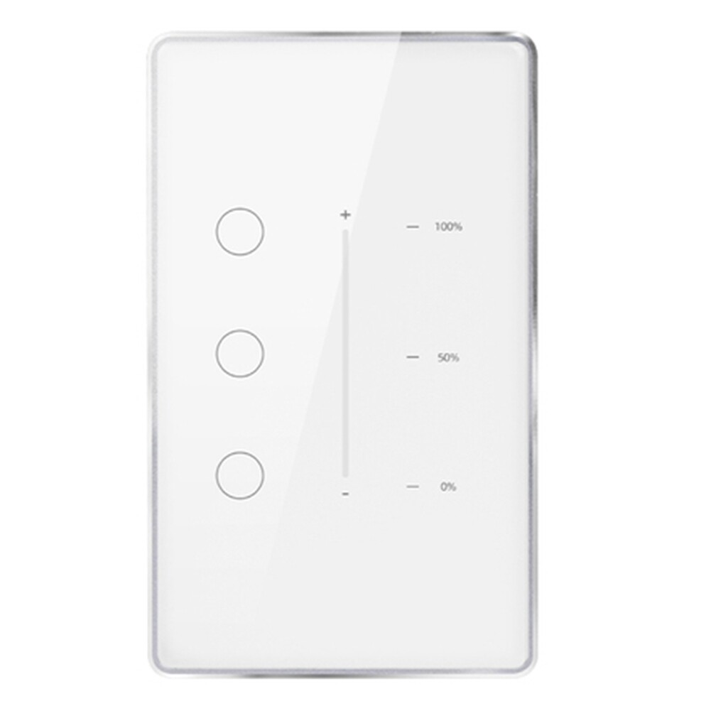 Tuya Zigbee 3 Gang Dimmer Light Switch Tuya/Smart Life APP Remote