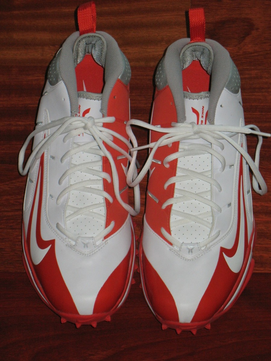 New Vintage Nike Air Speed Destroyer Cleats 318976 Orange Size 12