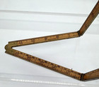VINTAGE CRAFTSMAN 24" BOXWOOD FOLDING RULE NO. 4-FOLD FULL BRASS BOUND 3 PINS — photo 7