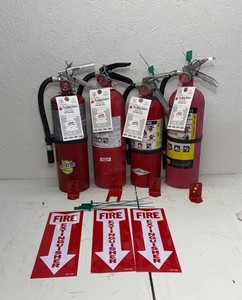 Fire Extinguisher - 5Lb ABC Fire Extinguisher - Lot of 4