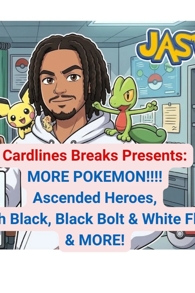 Pokemon - Ascended Heroes, Pitch Black, Black Bolt & White Flare W/ Jasper!