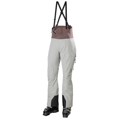 Helly Hansen Odin Mountain Infinity 3L Shell Bib- Women's - X-Large XL Grey Fog