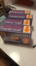 Chessmen Somerville No.222 Sealed Box Lot Of 4 Vintage