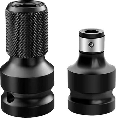 2 Stück Adapter Schlagschrauber 1/2 auf 1/4, Schlagschrauber Bit Adapter, 1/2-Zo