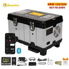 12V 24V 8KW Night Diesel Air Heater APP & Adapter Toolbox for Camper Home RV Car