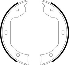 HELLA PAGID Bremsbackensatz Feststellbremse 8DA 355 050-471 für VW BMW MULTIVAN