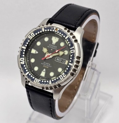 時計 CITIZEN Promaster Citizen Promaster Diver 8203-824393 Day/Date Vintage Men's Watch