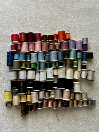 Lot of 100+ Spools of General Sewing Thread Assorted Colors