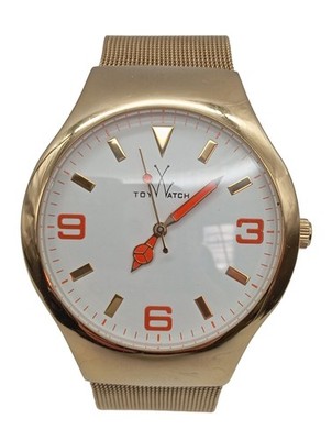 TOYWATCH Analoguhr Damen Uhr goldfarben Casual-Look
