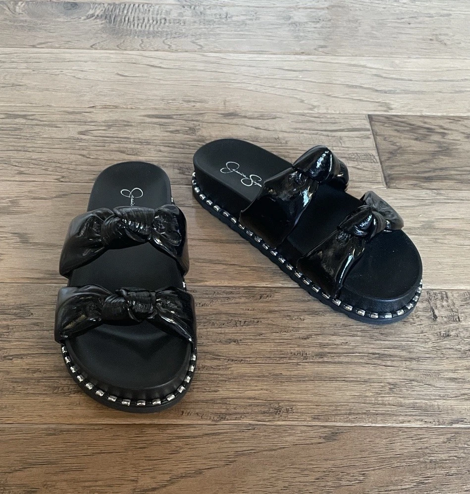Jessica Simpson Anissia - Sandali Con Plateau E Tacco A Blocco Da Donna, Tomaia In Tessuto, Punta Aperta, Altezza Tacco 11,5 Cm