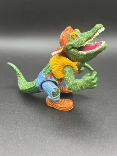 Vintage TMNT Teenage Mutant Ninja Turtles Leatherhead 1989 Figure Only Playmates