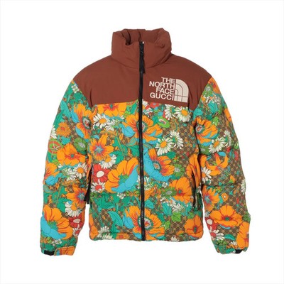 Gucci x North Face GG Nylon Down jacket M Men's Multicolor 663733