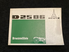 Ersatzteilliste Deutz D 2506 10/68  218 Seiten  Original