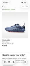 Nike Mind 002 Thunder Blue Chrome Men Size 11.5 HQ4308-400 BRAND NEW