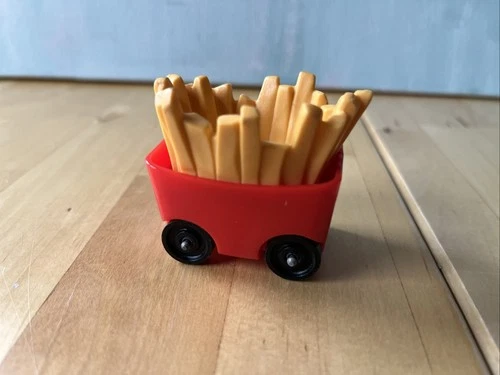 VTG Fisher Price Little People McDonald's French Fry Cart / Car / Wagon