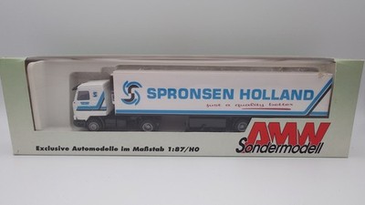 AWM 1:87 Scania 113M 500 Kühlkoffer Sattelzug Spronsen Holland *OVP*