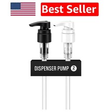 Universal Pump Dispenser Set for Shampoo  Lotion - Leak-Proof, Easy Use, 2-Pack