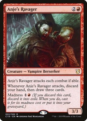 1x Anje's Ravager - Commander 2019 - NM  -  MTG