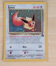 Eevee #11, Holo Black Star Promo, 2000 Vintage Pokemon TCG, NM