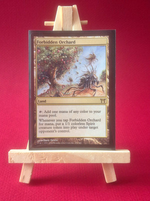Forbidden Orchard / Champions of Kamigawa / Rare MTG Land / Mint Condition