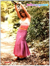 BRITNEY SPEARS 8"X10.5" PINUP Full Page Magazine Clipping CTM-2 e